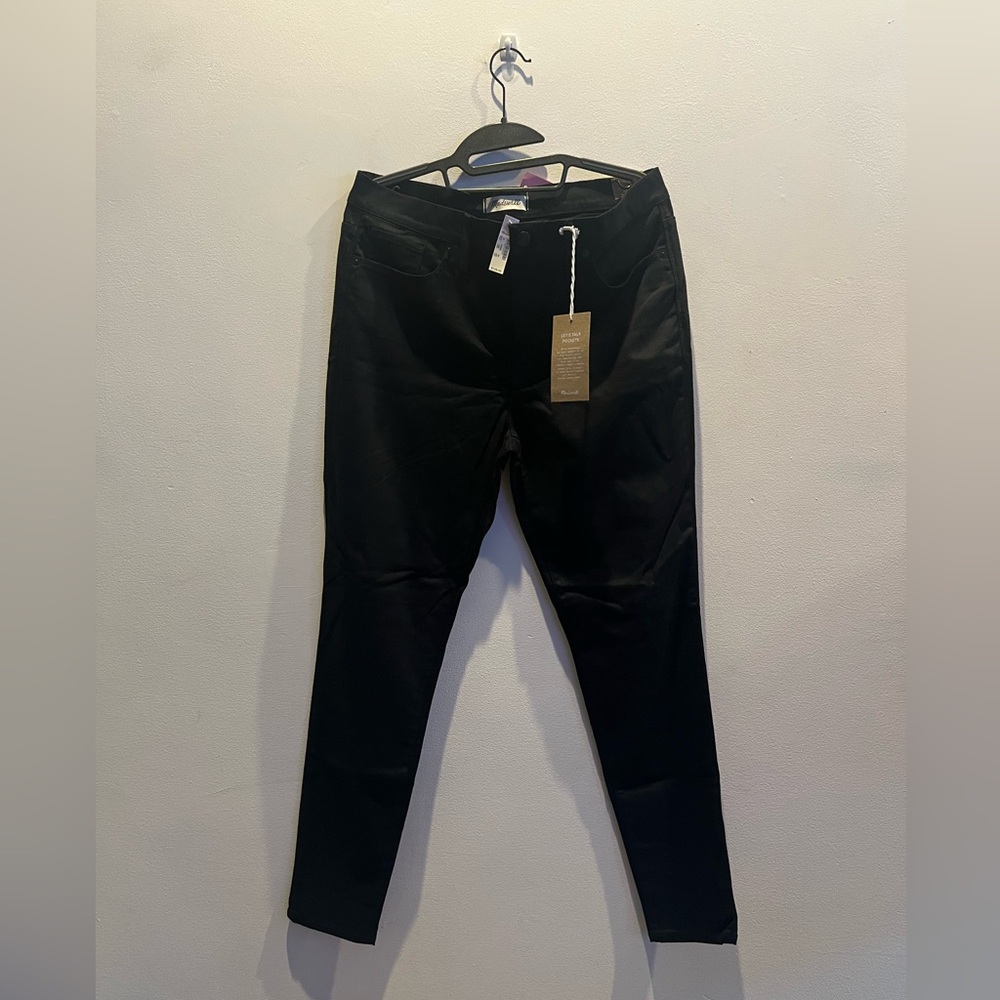 Madewell 10" High-Rise Skinny Sateen Jeans NWT